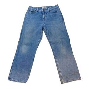 L.L. Bean Classic Fit Straight 100% Cotton Demin Women's Jeans Size 8 Petite
